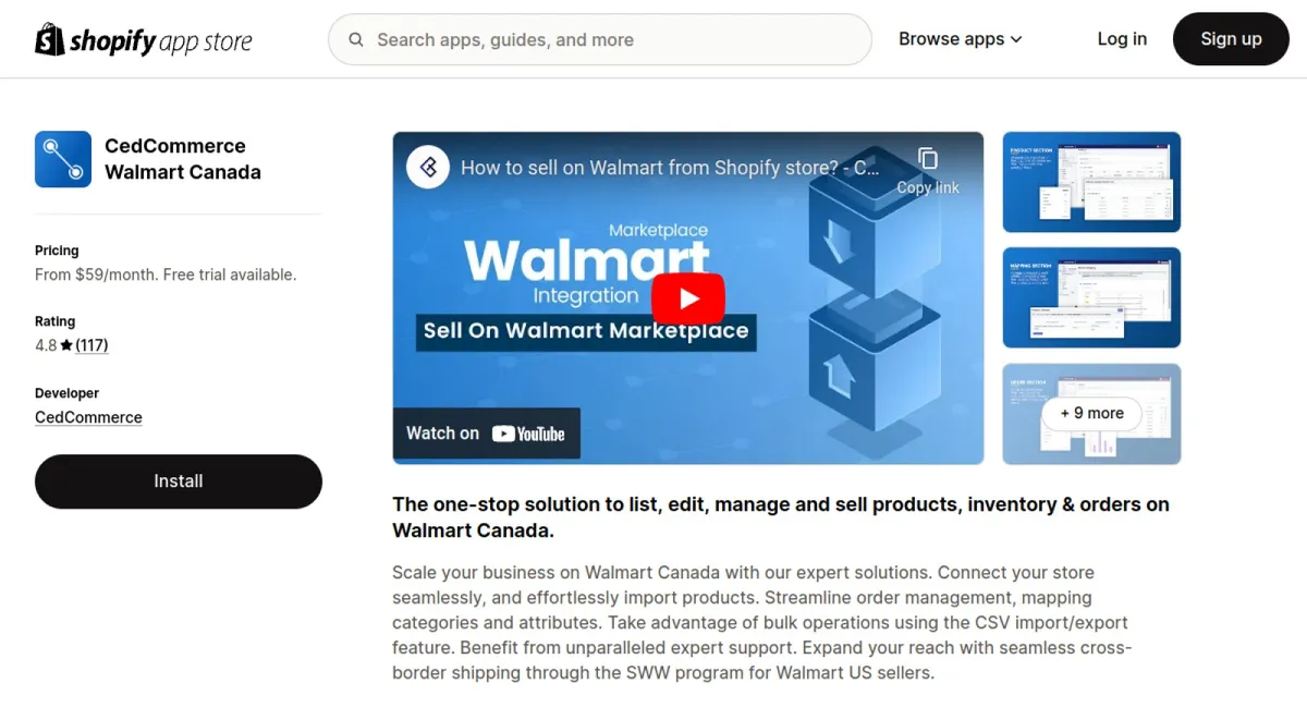 CedCommerce Walmart Canada cover