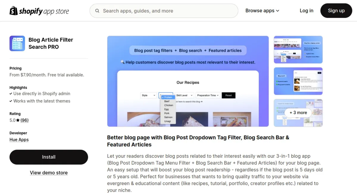 Blog Filter &amp; Search PRO cover