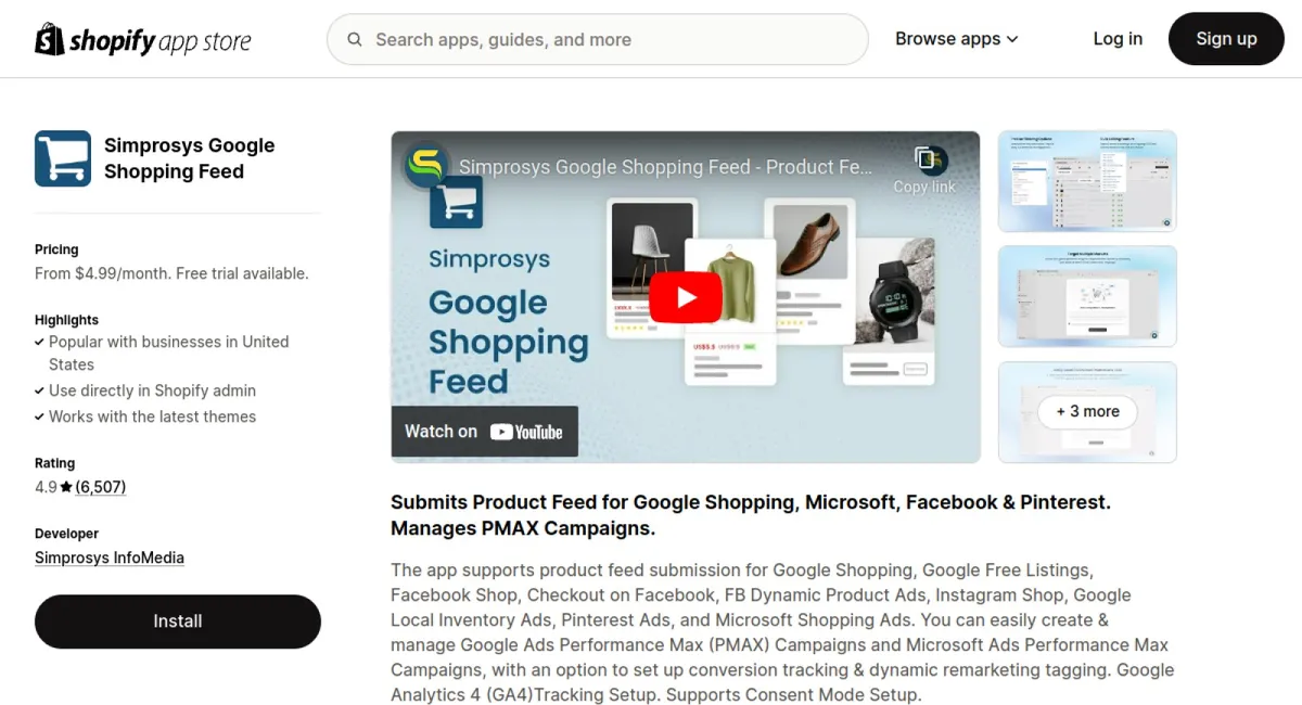 Simprosys Google Shopping Feed cover