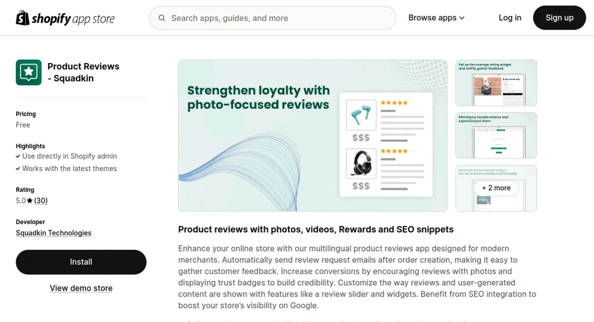 Product Reviews ‑ Squadkin cover