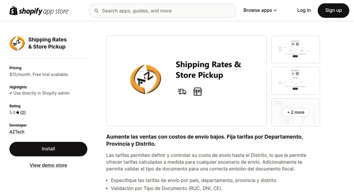 Shipping Rates &amp; Store Pickup cover