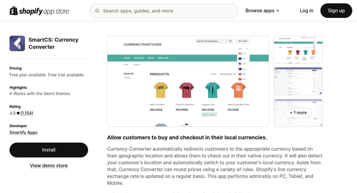 SmartCS: Currency Converter cover