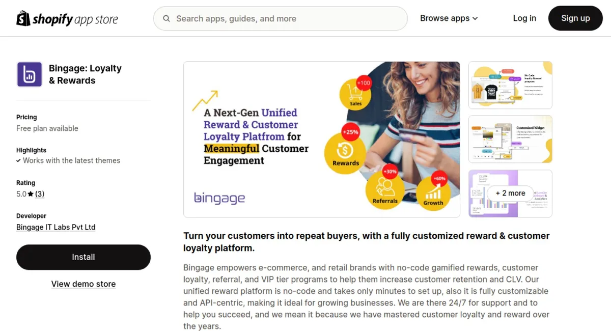 Bingage: Loyalty &amp; Rewards cover