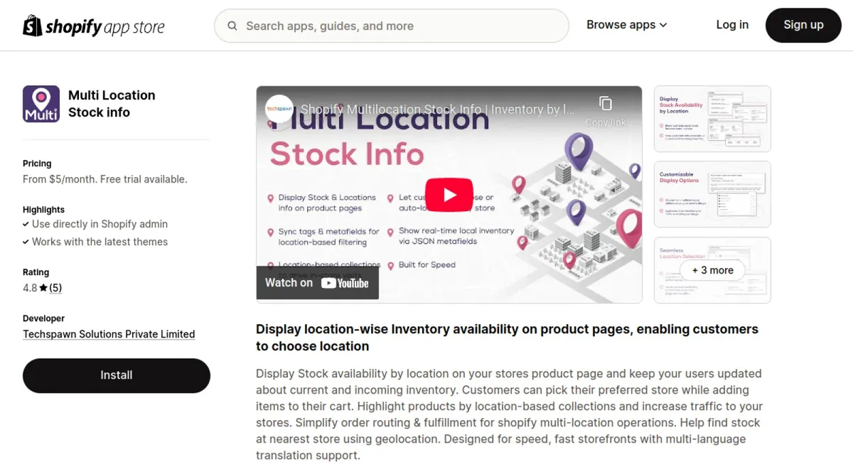 Multi Location Stock info cover