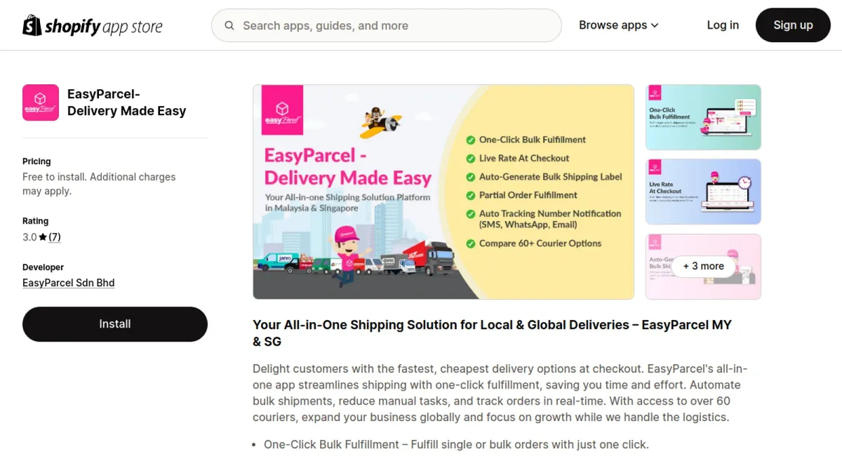 EasyParcel‑ Delivery Made Easy cover