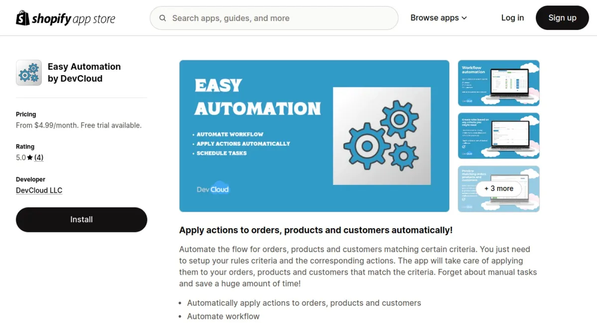 Easy Automation by DevCloud cover