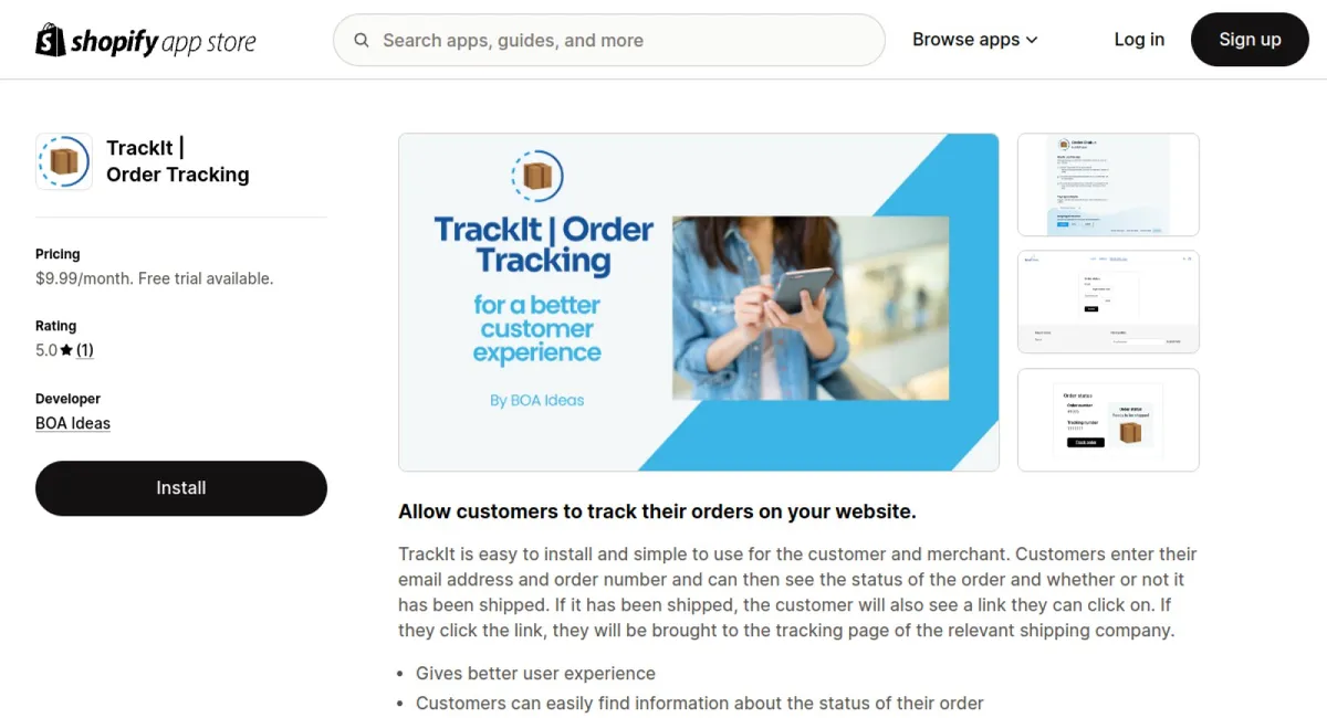 TrackIt | Order Tracking cover