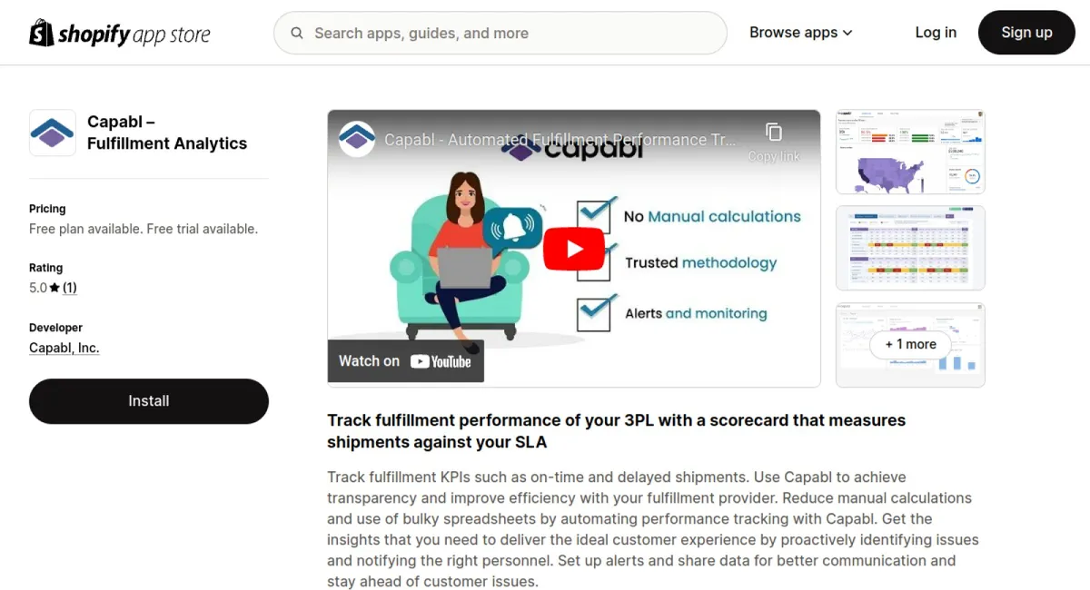 Capabl – Fulfillment Analytics cover