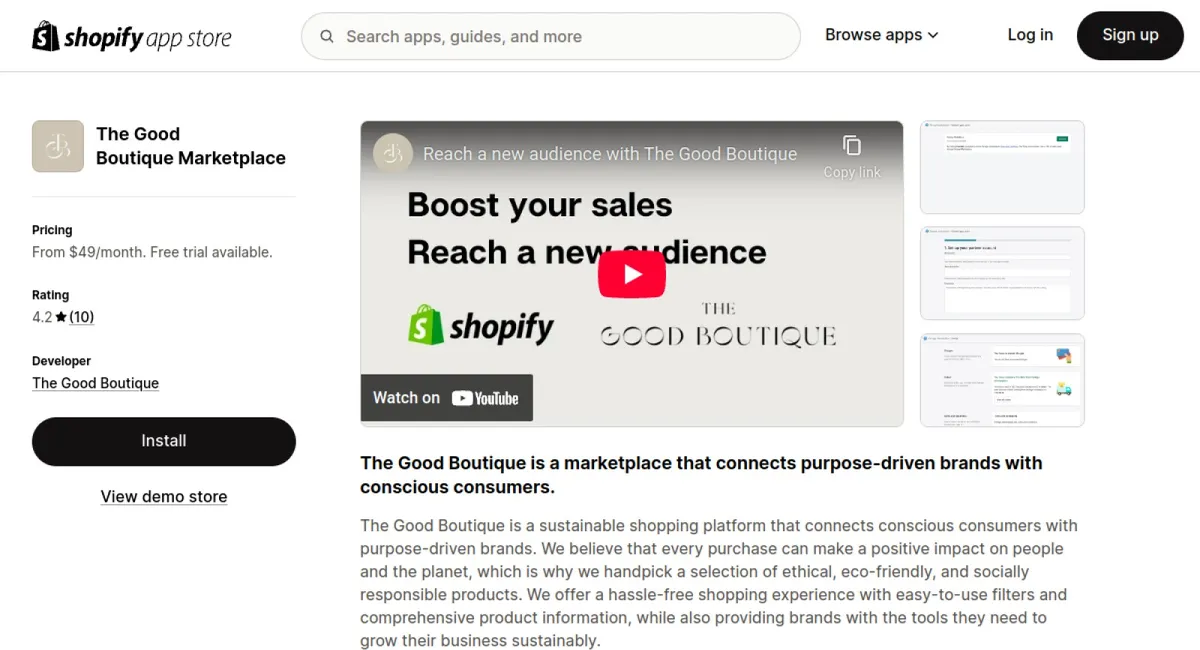 The Good Boutique Marketplace cover