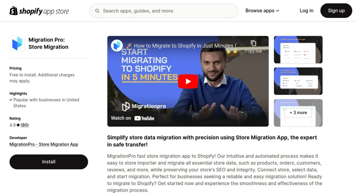 Migration Pro: Store Migration cover