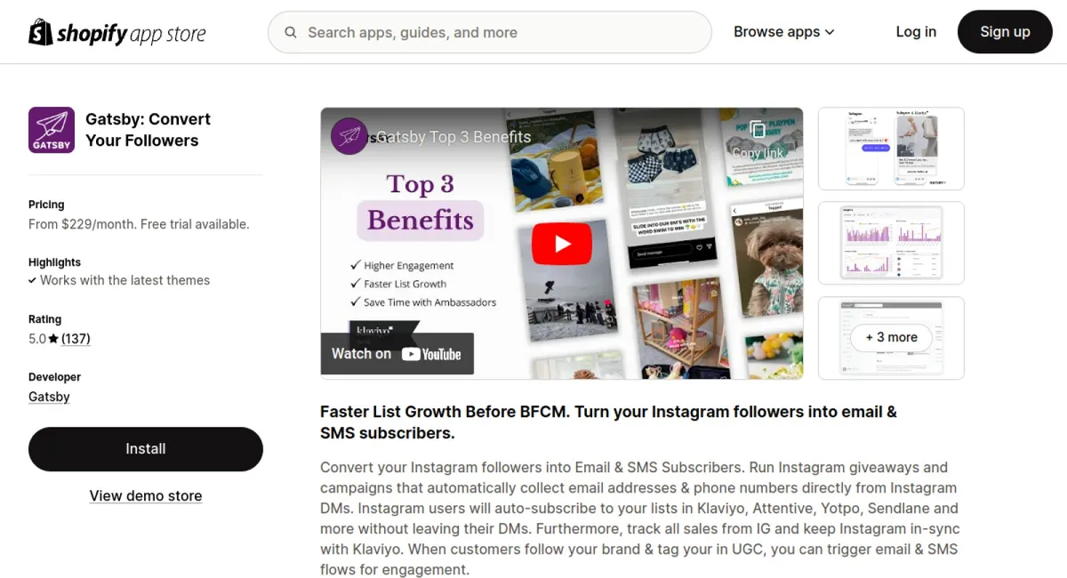 Gatsby: Convert Your Followers cover