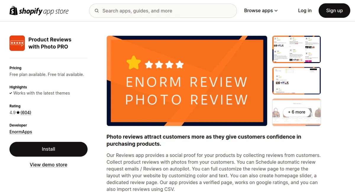 Product Reviews with Photo PRO cover