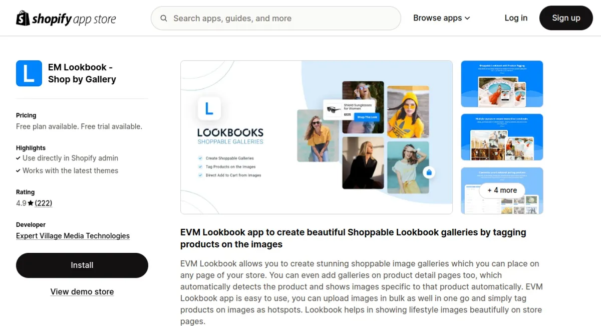 Lookbook ‑ Shoppable Gallery cover