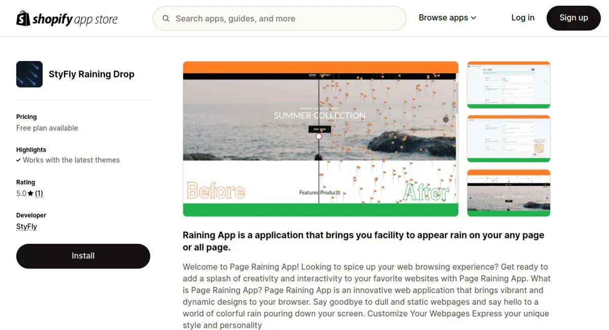 StyFly Shop Effects cover