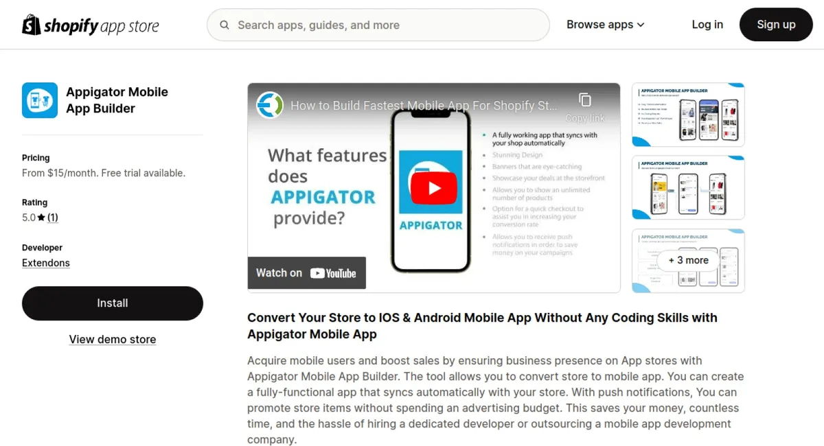 Appigator Mobile App Builder cover