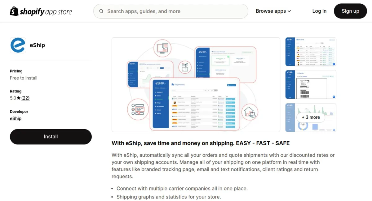 eShip: Shipping &amp; fulfillment cover