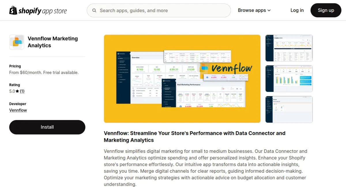 Vennflow Marketing Analytics cover