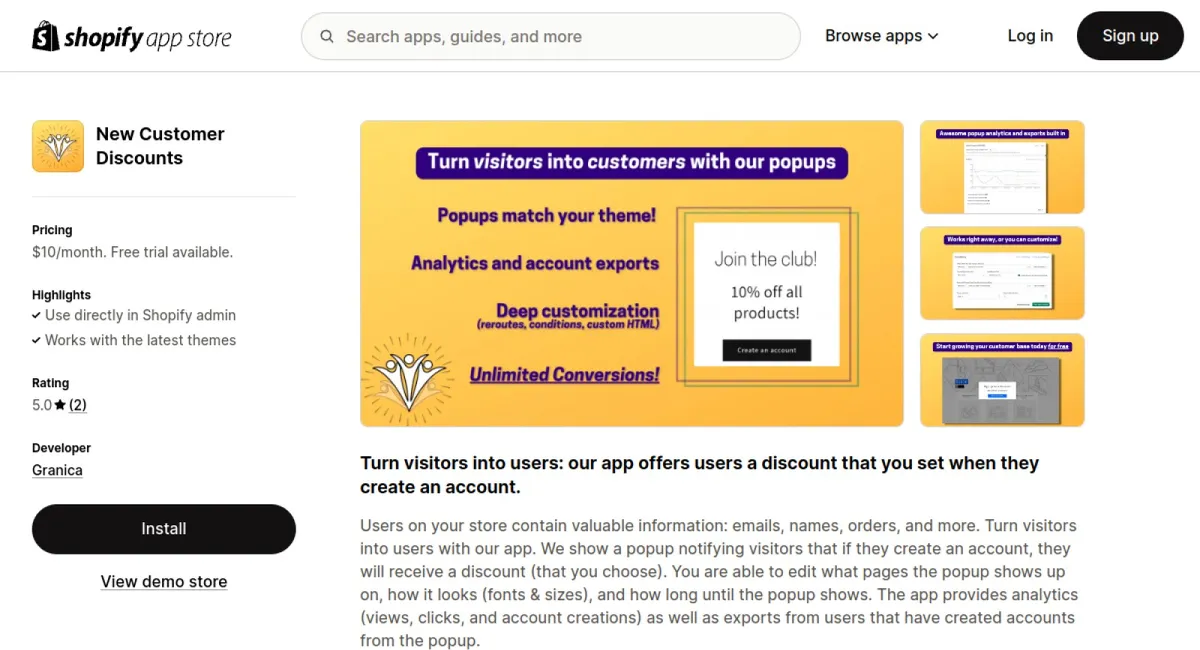New Customer Discounts cover