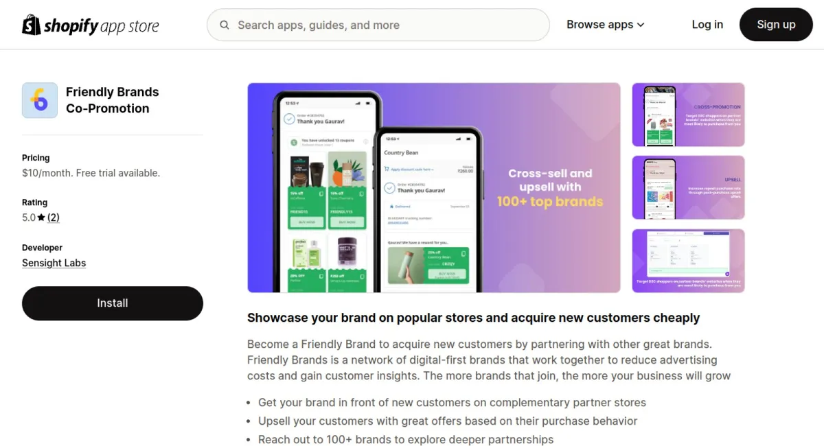 Friendly Brands Co‑Promotion cover