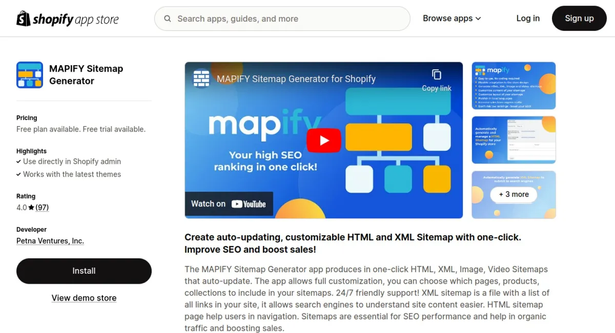 MAPIFY Sitemap Generator cover