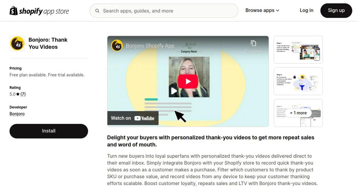 Bonjoro: Thank You Videos cover