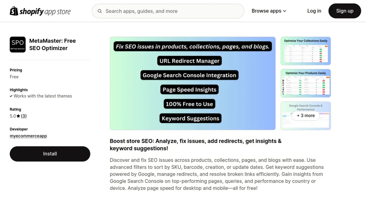 MetaMaster: Free SEO Optimizer cover