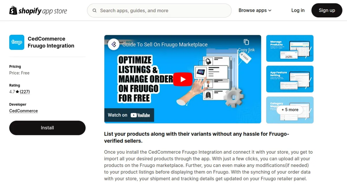 CedCommerce Fruugo Integration cover