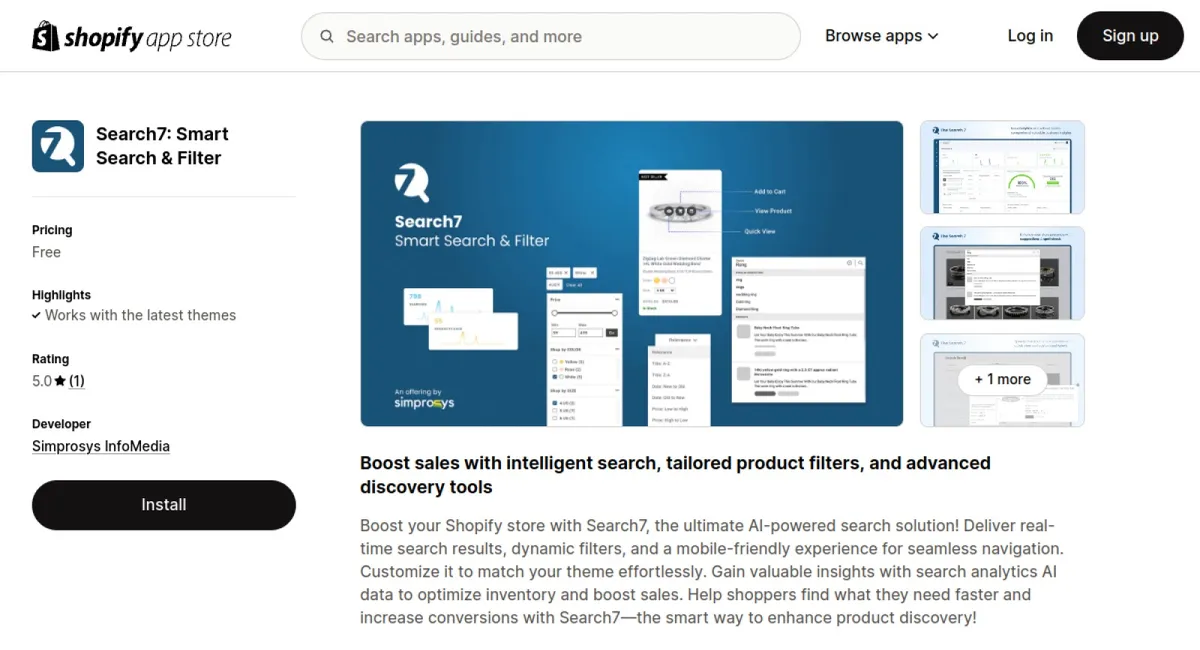 Search7: Smart Search &amp; Filter cover