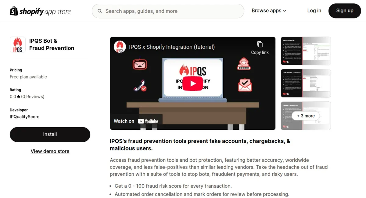 IPQS Bot &amp; Fraud Prevention cover