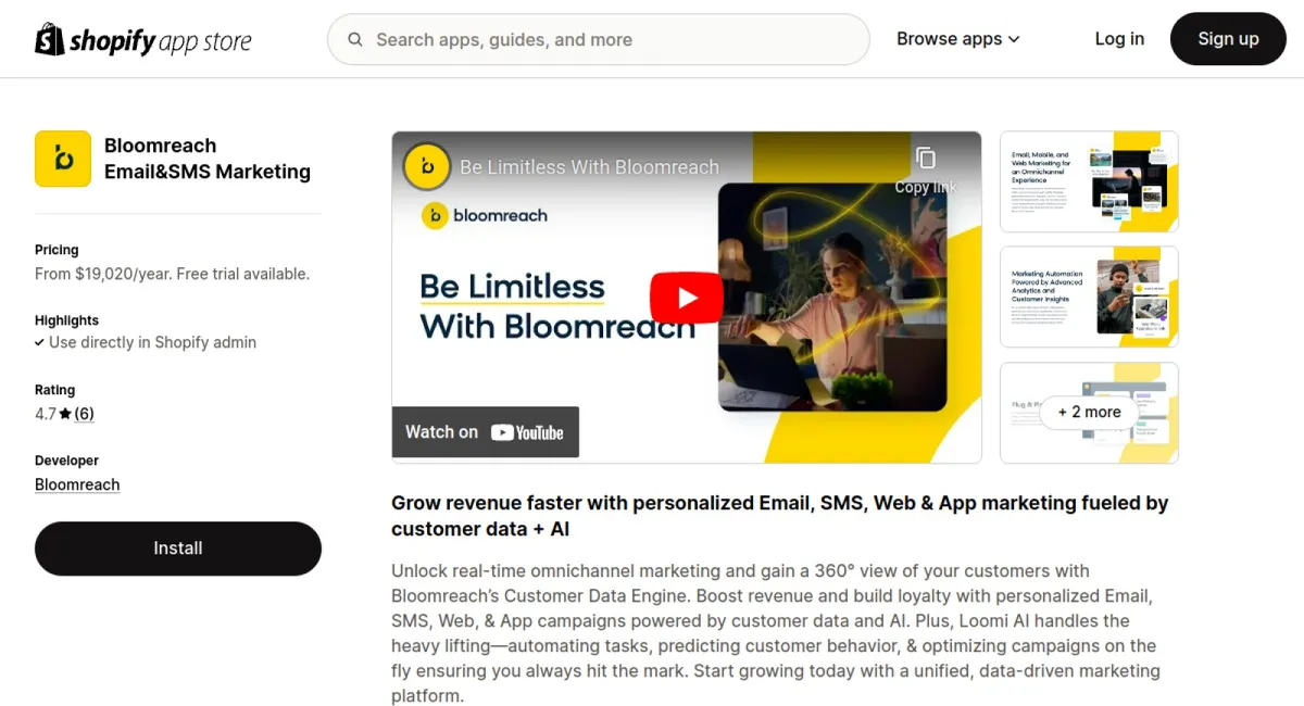 Bloomreach Email&amp;SMS Marketing cover