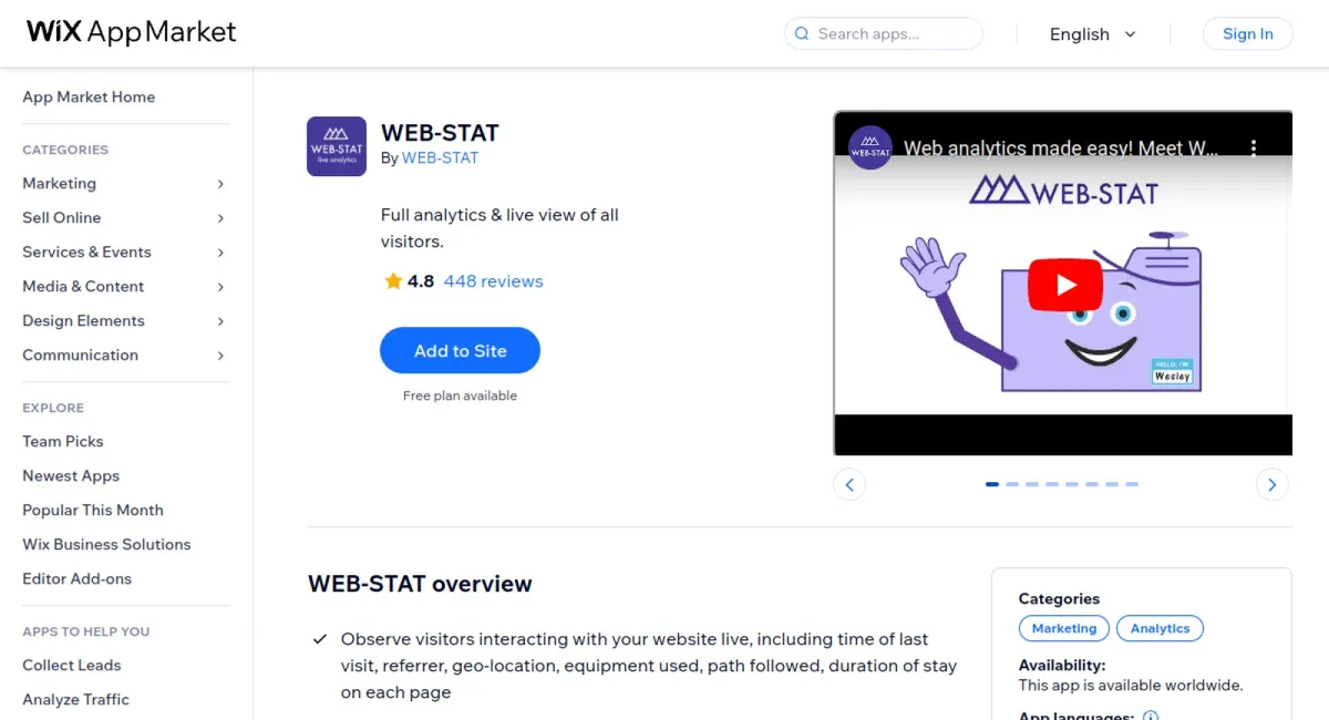 WEB-STAT cover