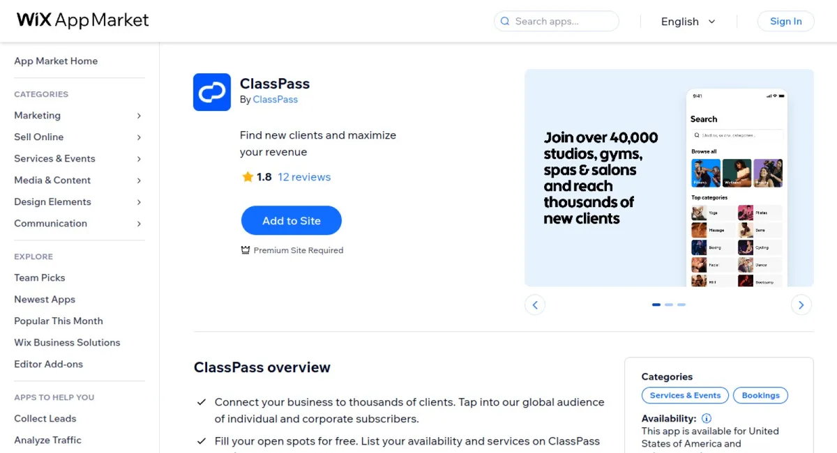 ClassPass cover