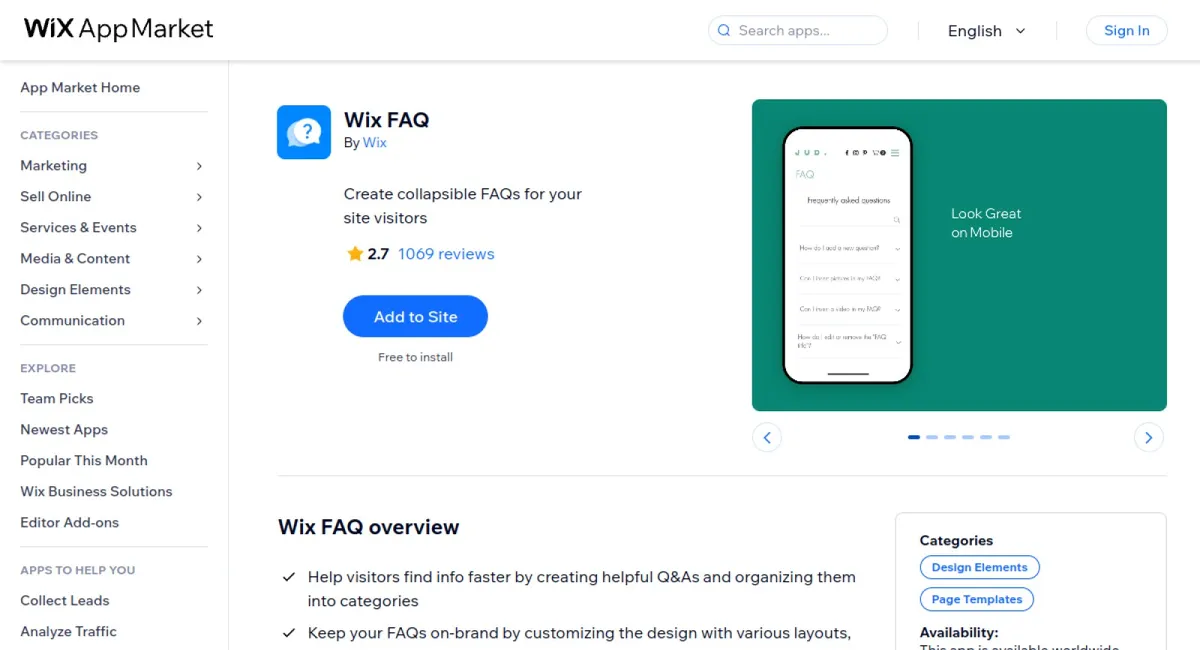 Wix FAQ cover