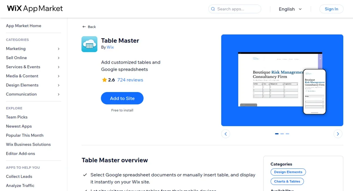 Table Master cover