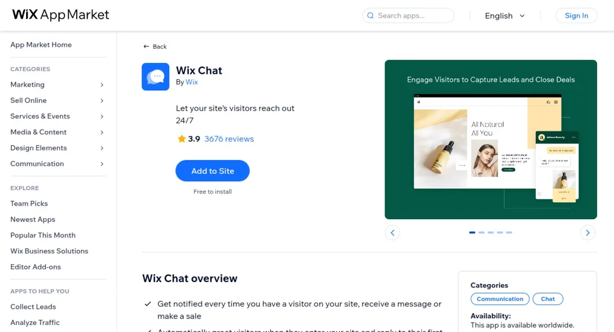 Wix Chat cover