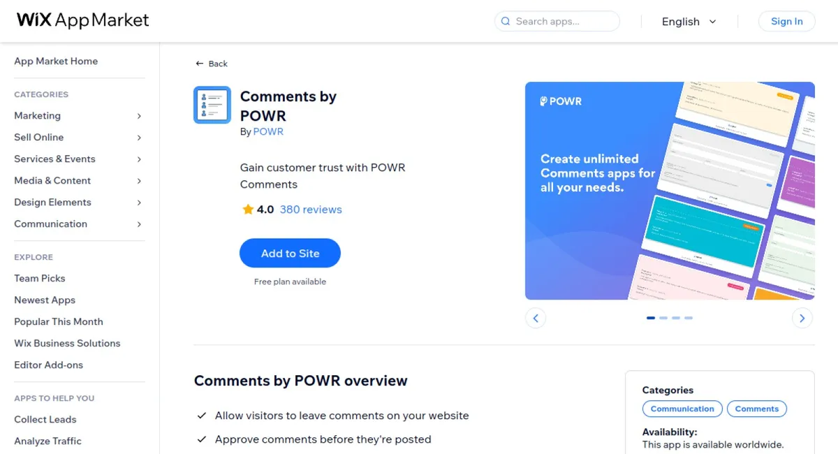 Comments by POWR cover