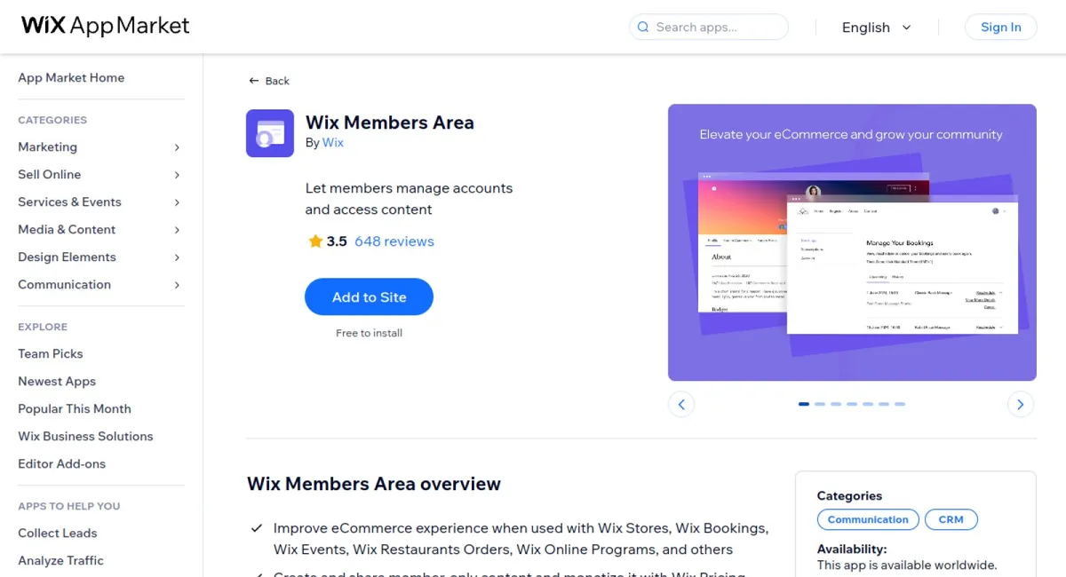 Wix Members Area cover