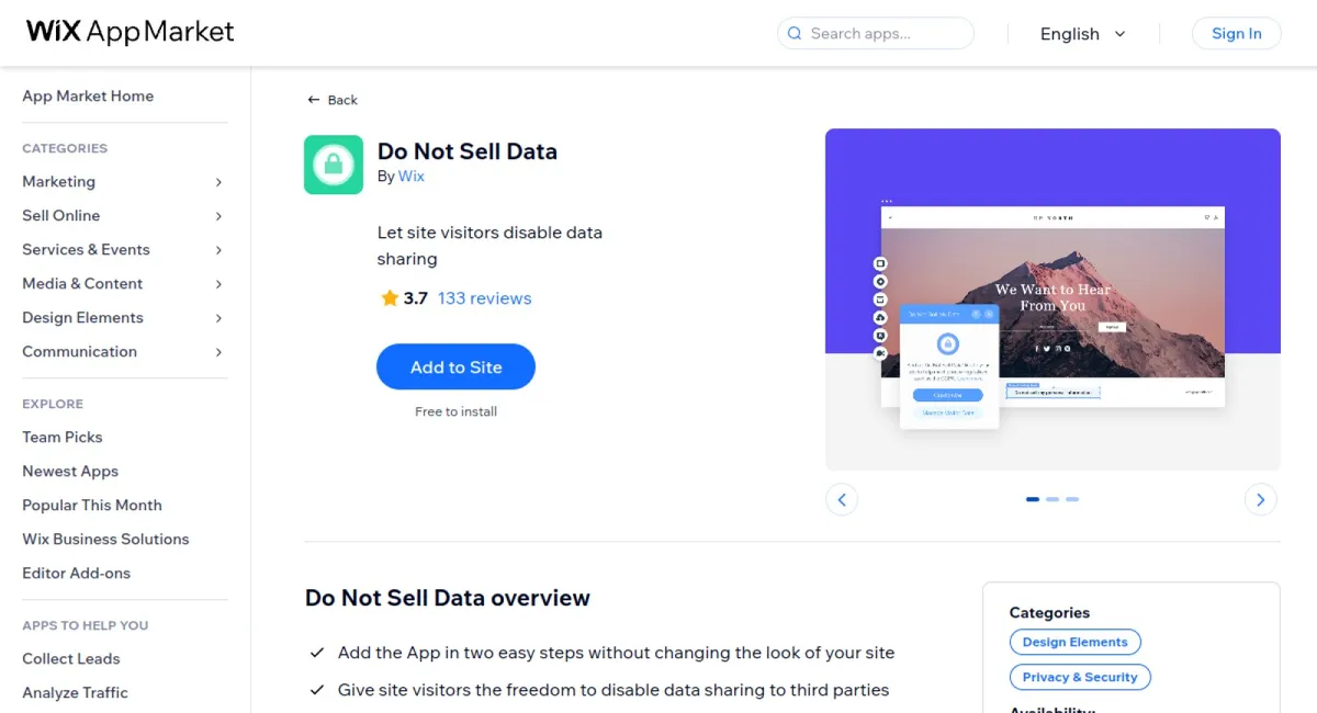 Do Not Sell Data cover