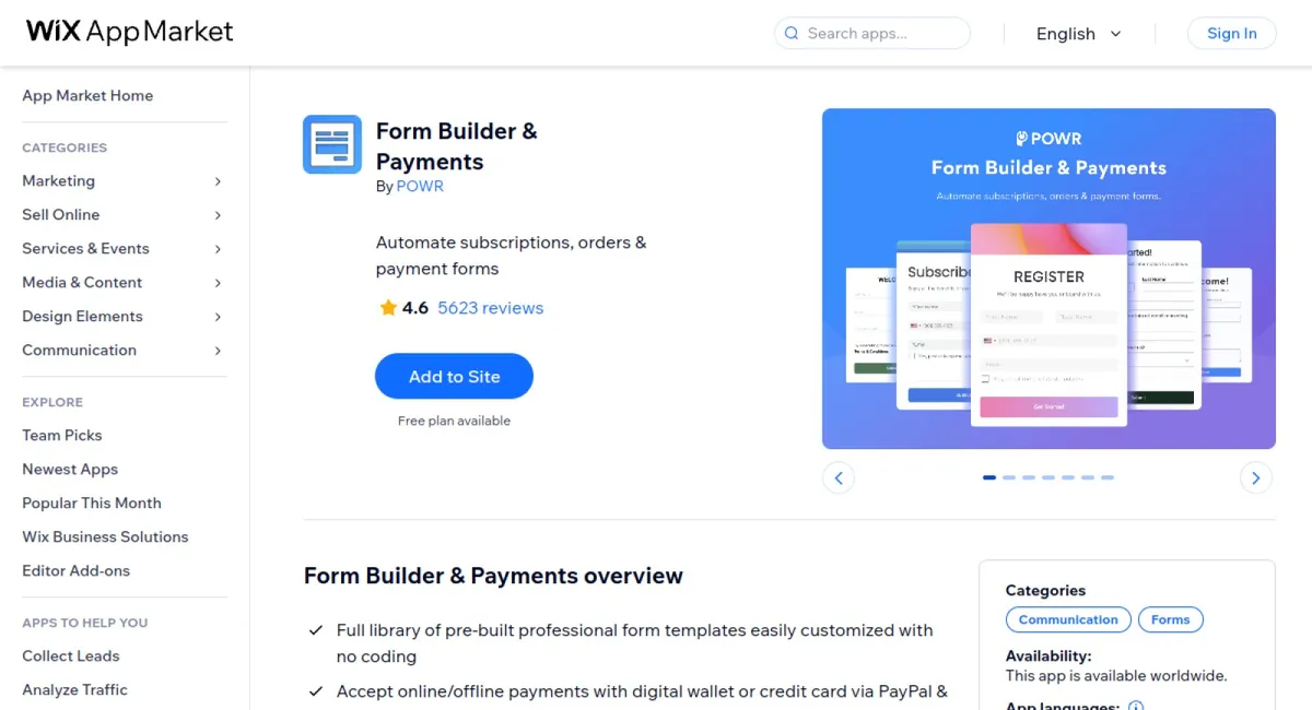 Form Builder &amp; Payments cover