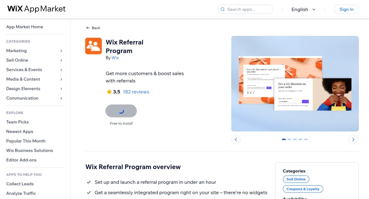 Wix Referral Program cover