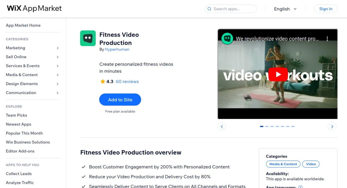 Fitness Video Production cover