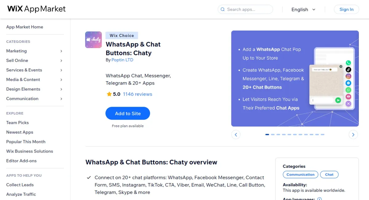 WhatsApp &amp; Chat Buttons: Chaty cover