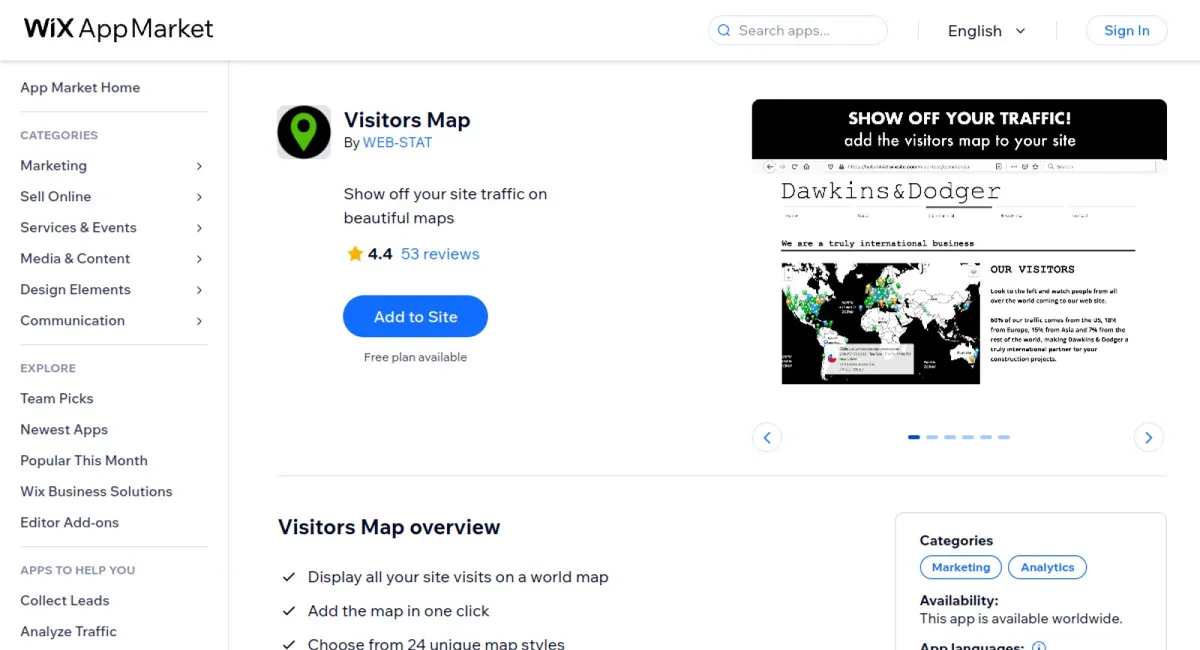 Visitors Map cover