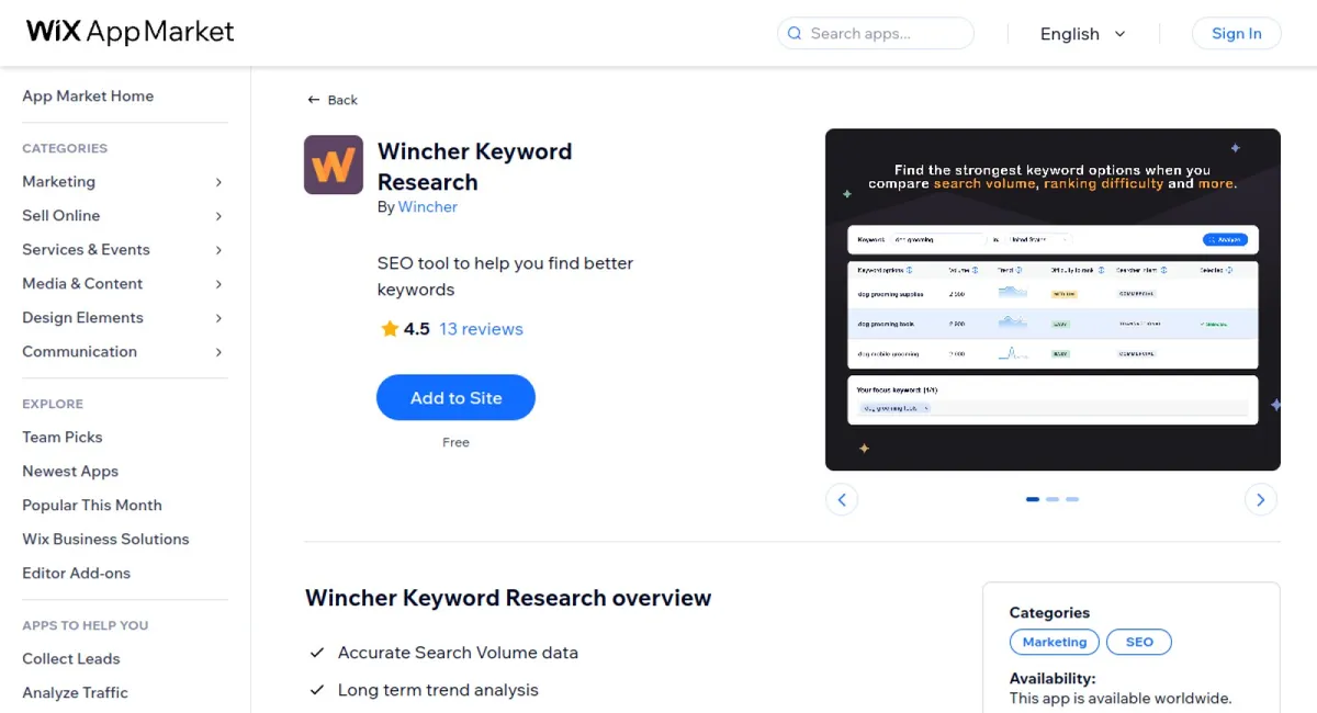 Wincher Keyword Research cover