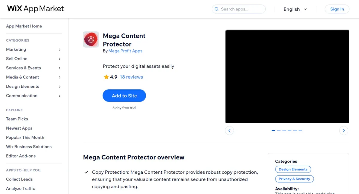 Mega Content Protector cover
