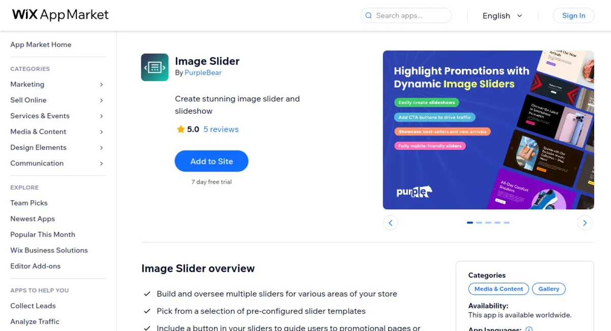 Image Slider cover