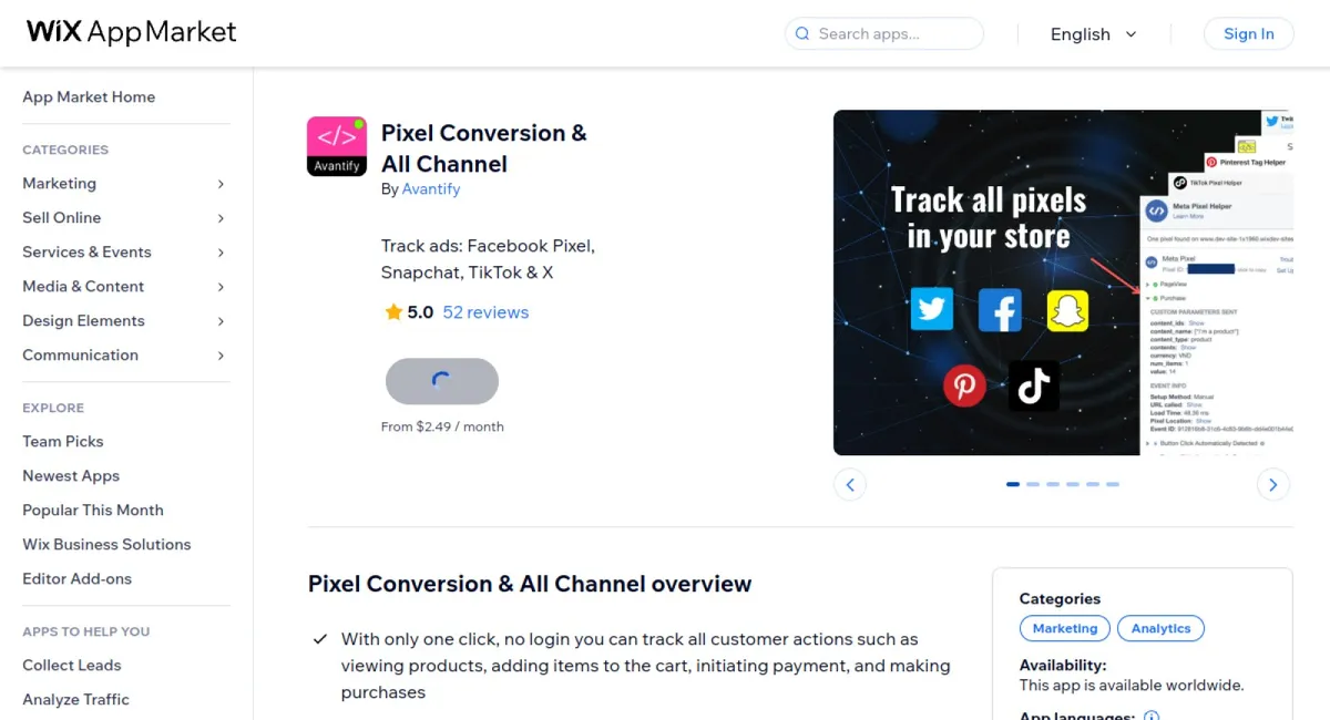 Avantify Facebook Pixel &amp; CAPI cover