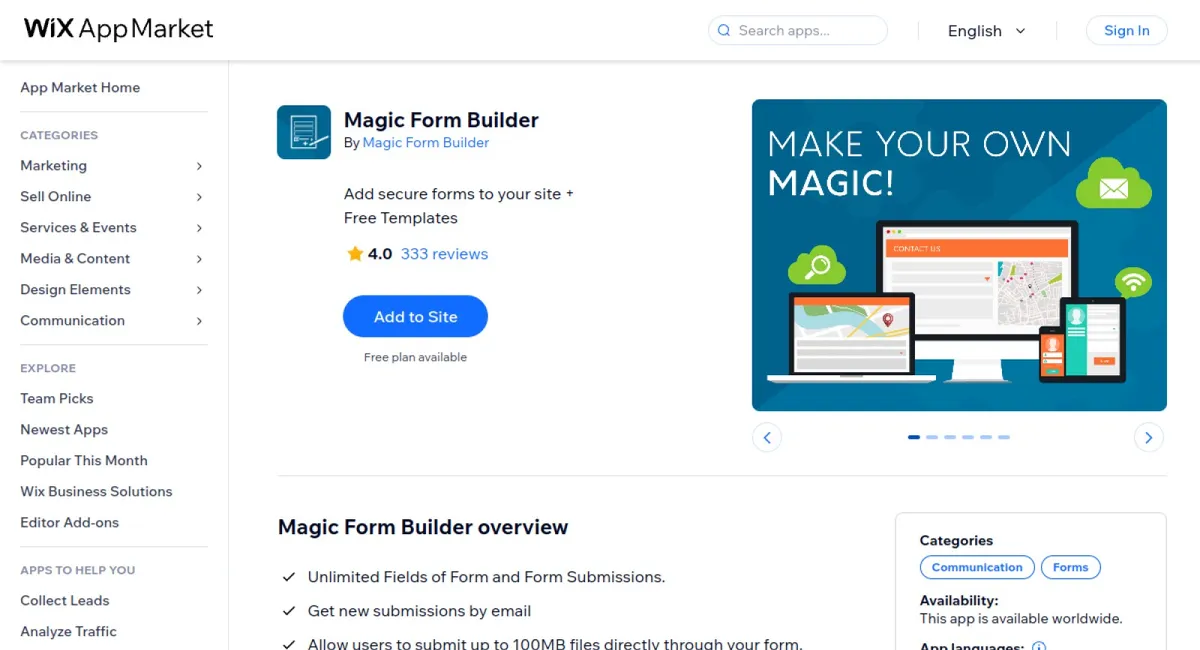 Magic Form Builder cover