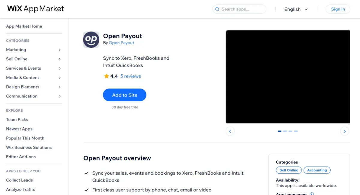 Open Payout cover