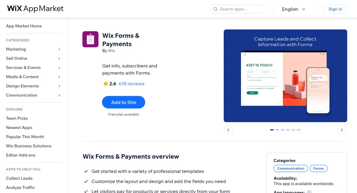 Wix Forms &amp; Payments cover